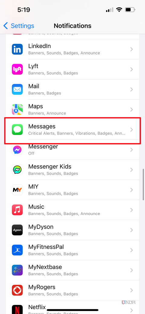 How to hide iPhone messages