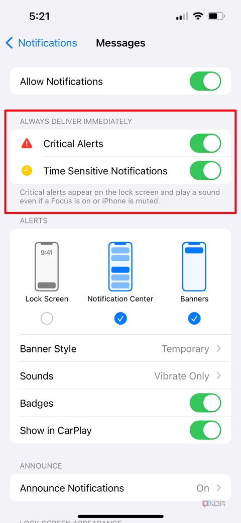 How to hide iPhone messages