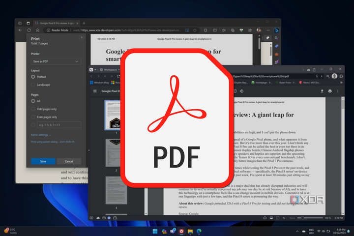 Window Pdf Image PDF | XDA