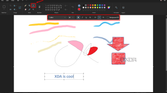 Screenshot of Paint in Windows 11 with the Text button highlighted and the text toolbar highlighted