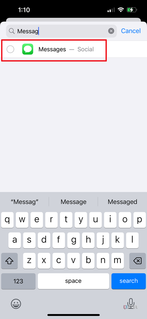 How to hide iPhone messages