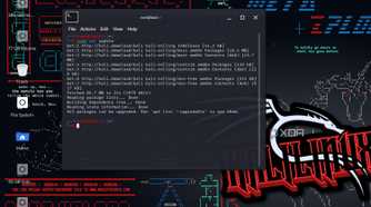 A screenshot of the package manager in Kali Linux