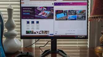 Stacking windows side by side on the Lenovo G27q-30