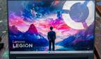 Front view of the Lenovo Legion 9i display showing the desktop background