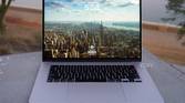 The MacBook Air (15-inch) with the display on.
