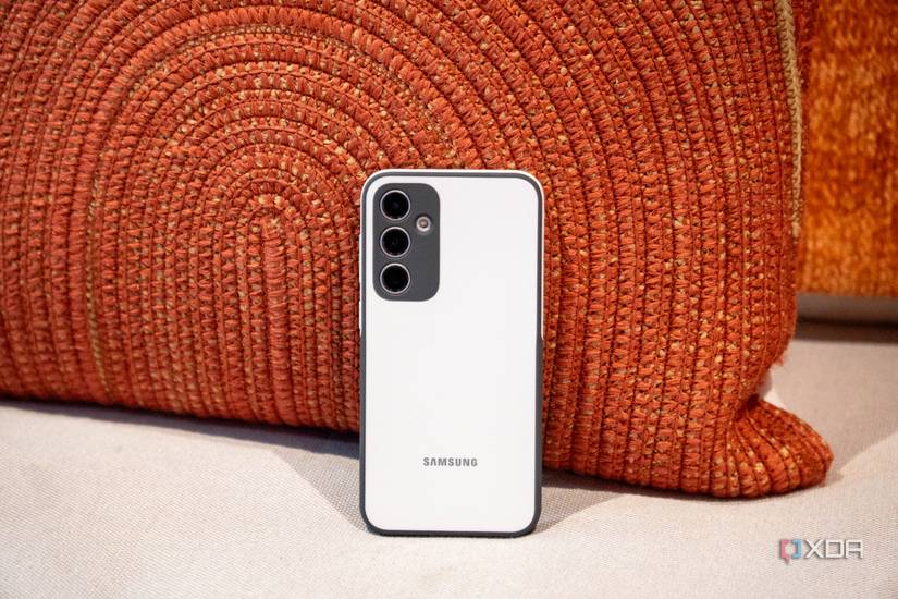 A rear shot of the Samsung Galaxy S23 FE