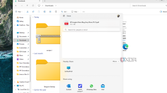 The Windows 11 Share pane in the File Explorer app