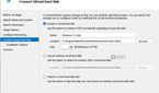 Screenshot of the new virtual machine wizard prompting the user to create a virtual hard drive.
