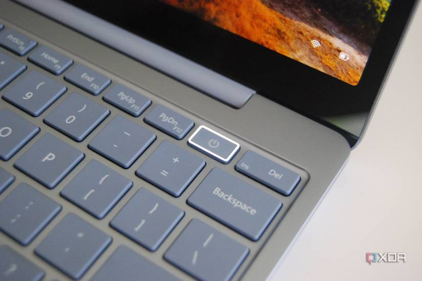 Surface Laptop Go 3 power button