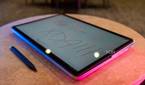 Hello XDA written on laptop in tablet orientation, with pen