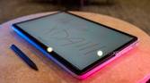 Hello XDA written on laptop in tablet orientation, with pen