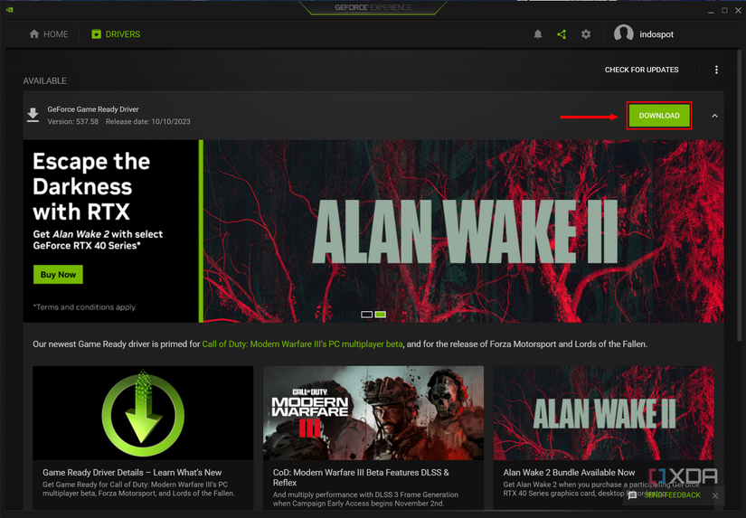 How to update the graphics driver on your PC