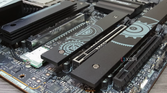 Z790 Taichi Lite motherboard M.2 heatsinks.