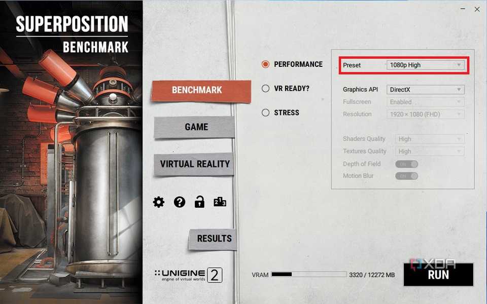 Benchmark GPU in Superposition