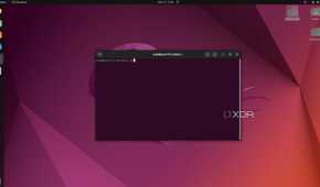 Terminal Window open in Ubuntu Linux