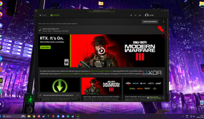 An arrow pointing to the check for updates button