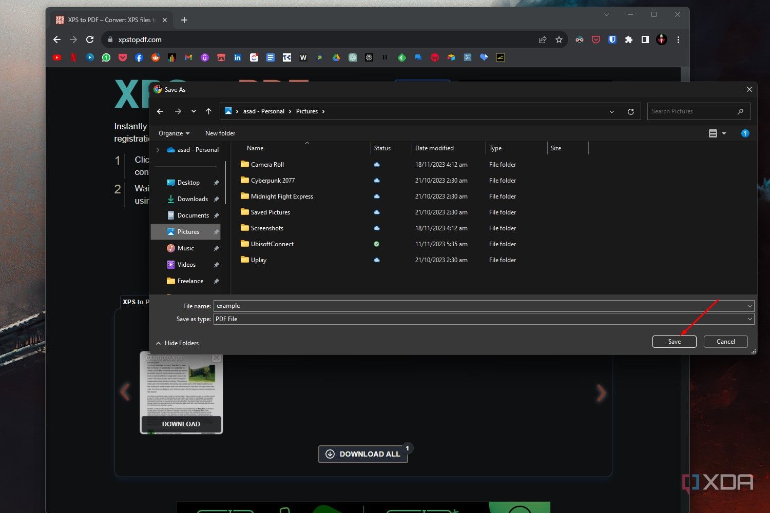 How to open XPS files in Windows 11