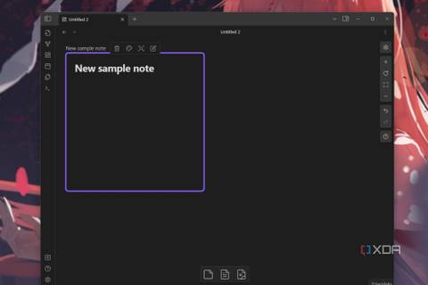 A screenshot showing a canvas with notes in Obsidian.