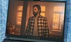 An image showing the Alienware m16 display with Alan Wake 2's screenshot on it.