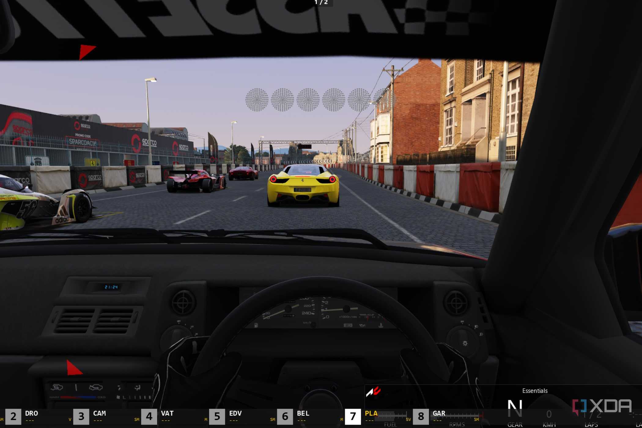 A in-game screenshot of Assetto Corsa