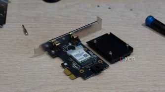 Asus PCE-AXE59BT heatsink removed