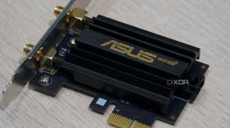 Asus PCE-AXE59BT PCB with heatsink out of the PC