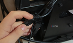 Corsair iCUE Link H170i LCD cable management.