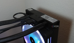 Corsair iCUE Link H170i LCD radiator cables.