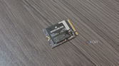 Corsair MP600 Core Mini SSD from above.