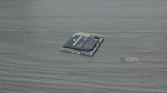 Corsair MP600 Core Mini SSD at an angle.