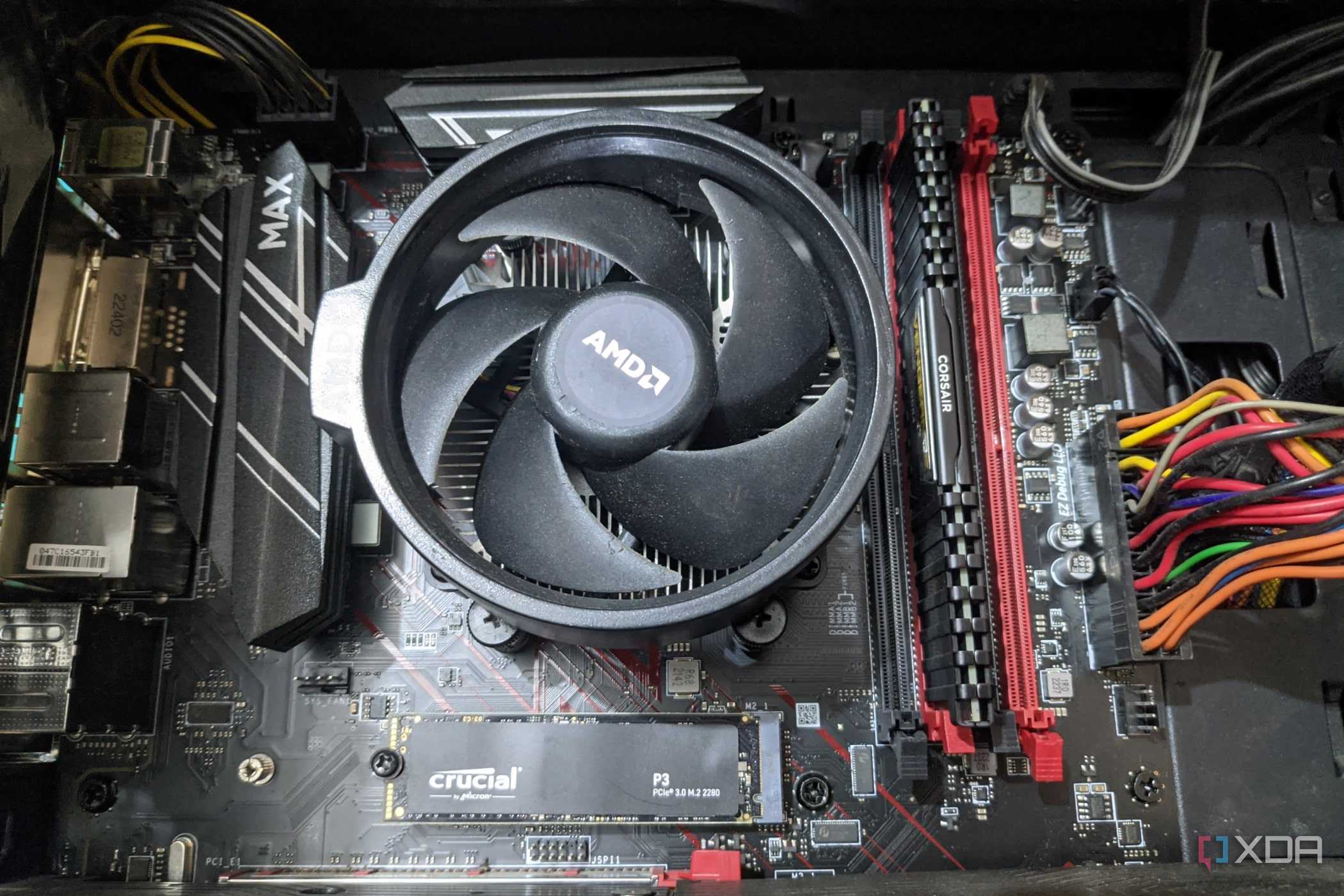 An image of the AMD Wraith cooler