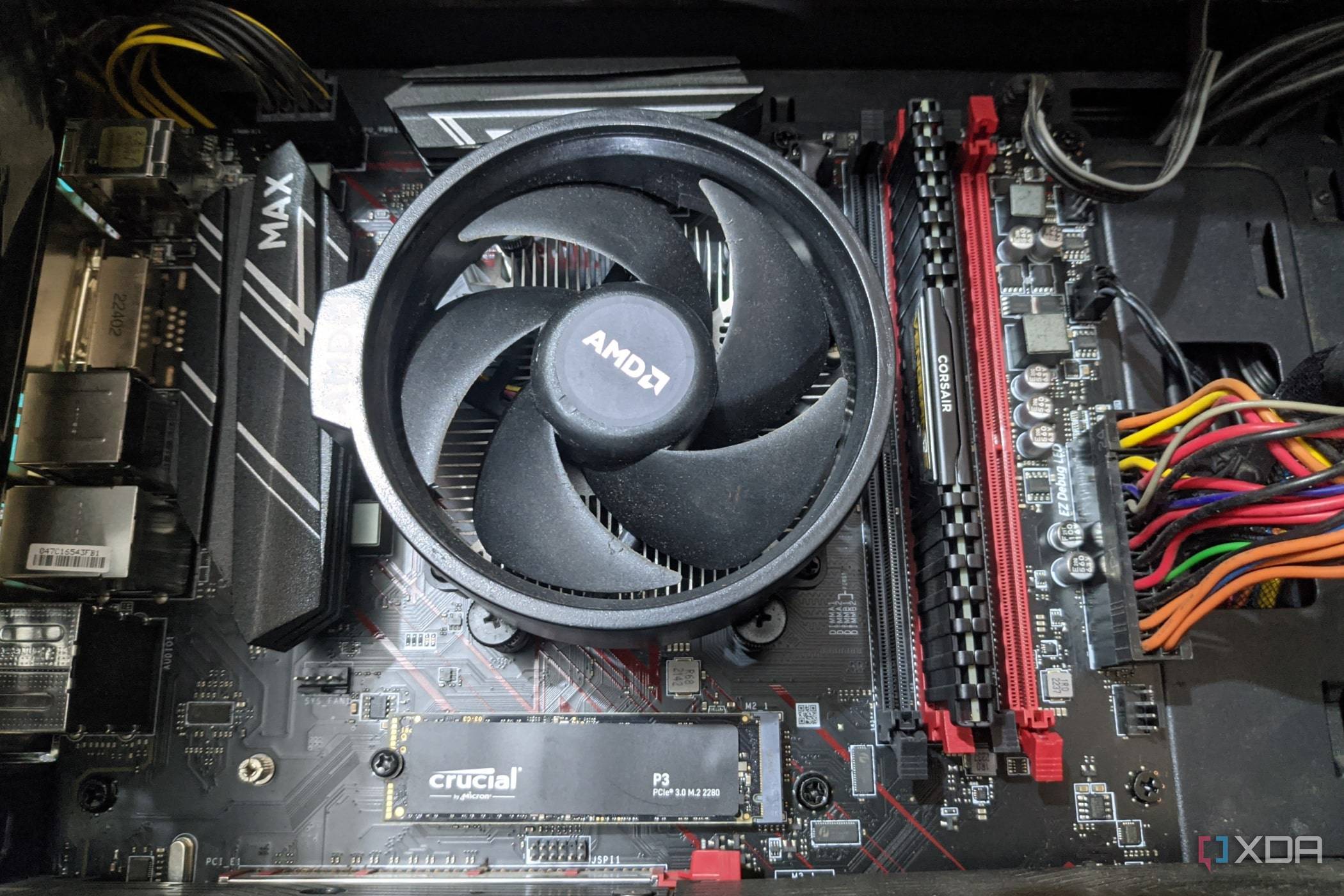 An image of the AMD Wraith cooler