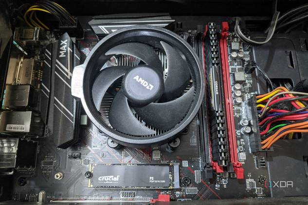 An image of the AMD Wraith cooler