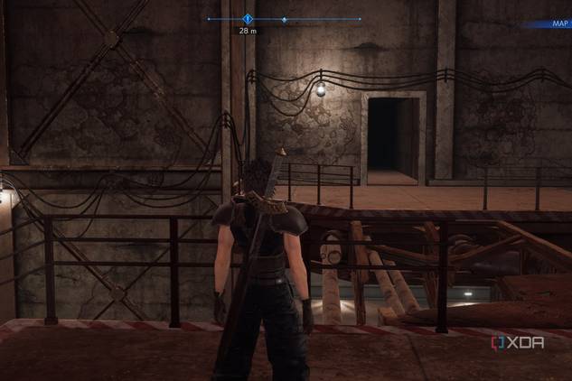An in-game screenshot of Crisis Core: Final Fantasy VII Reunion