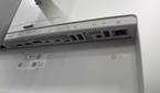 The ports on the underside of the Dell UltraSharp27 Thunderbolt Monitor