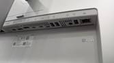 The ports on the underside of the Dell UltraSharp27 Thunderbolt Monitor