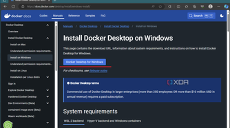 Docker Desktop for Windows website