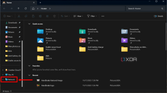 Screenshot of File Explorer with the Network option highlighted in the left-side navigation pane
