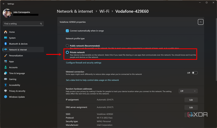 Enable network discovery in Settings (5)