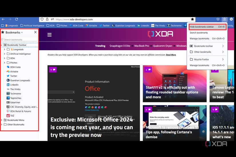 How to manage bookmarks in Chrome, Firefox and Microsoft Edge