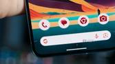The lower part of the Pixel 8 Pro's display