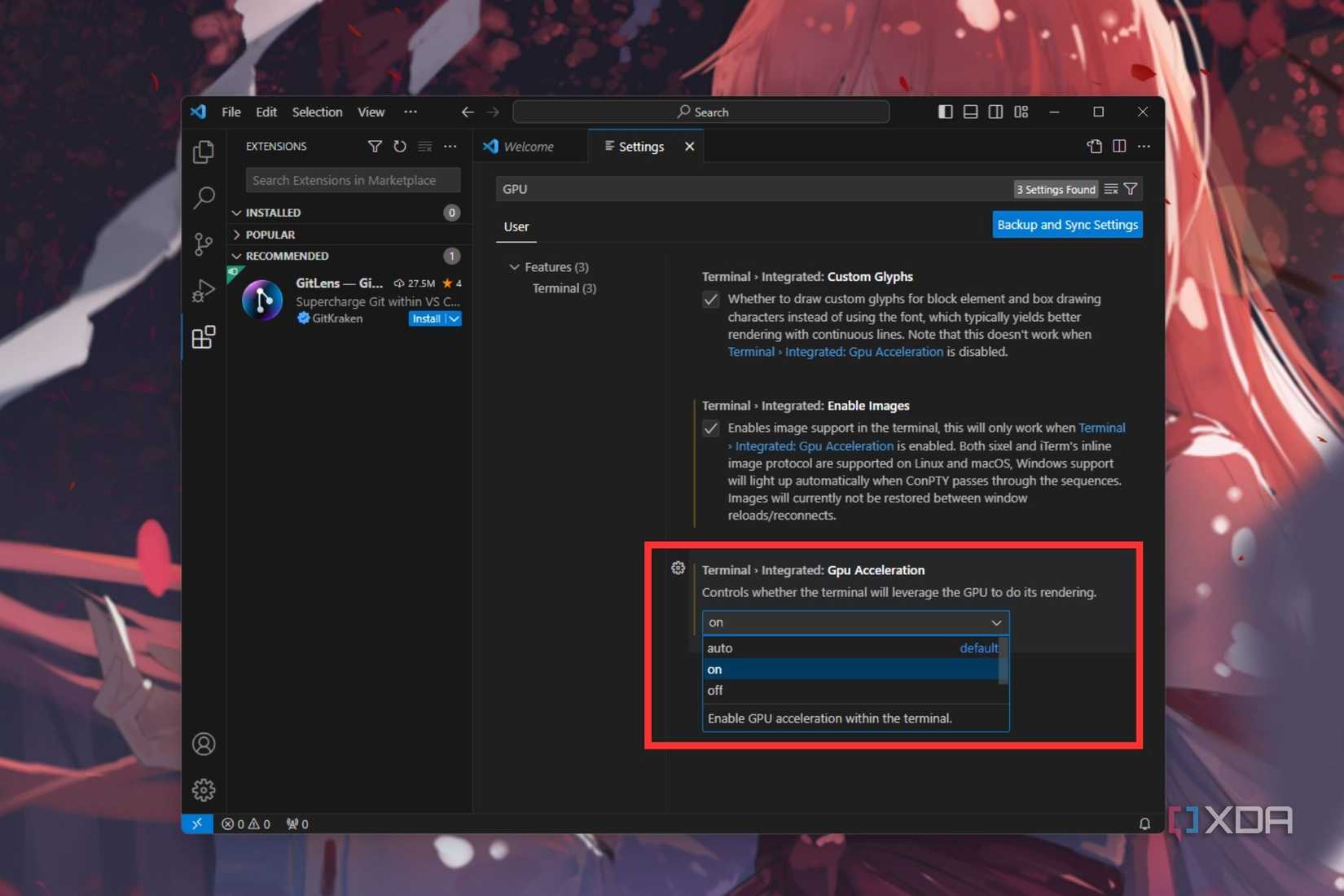 How to use your GPU in Visual Studio Code