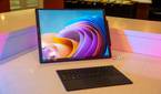 HP Spectre Foldable with keyboard in front of it