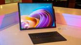 HP Spectre Foldable with keyboard in front of it