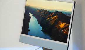The 4.5K display on a 24-inch iMac.