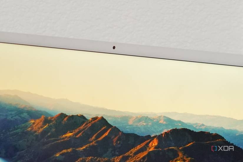 The webcam on the iMac.