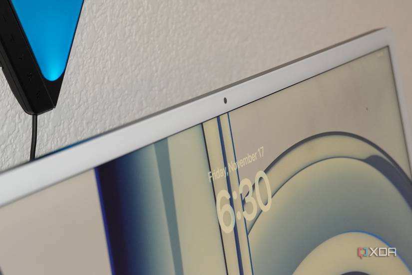 The webcam in a 24-inch iMac.