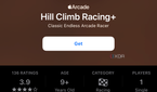 Hill climb racing+ listing on Apple Arcade