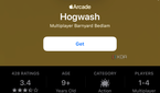 Hogwash listing on Apple Arcade