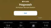 Hogwash listing on Apple Arcade